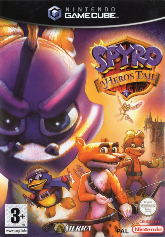 Front Cover for Spyro: A Hero's Tail (GameCube)