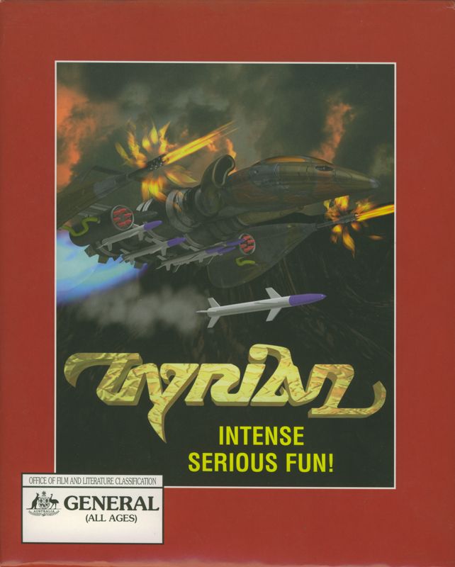 Front Cover for Tyrian (DOS)