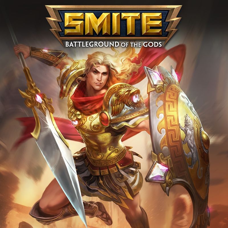 Front Cover for Smite: Battleground of the Gods (PlayStation 4) (download release): New god: Achilles