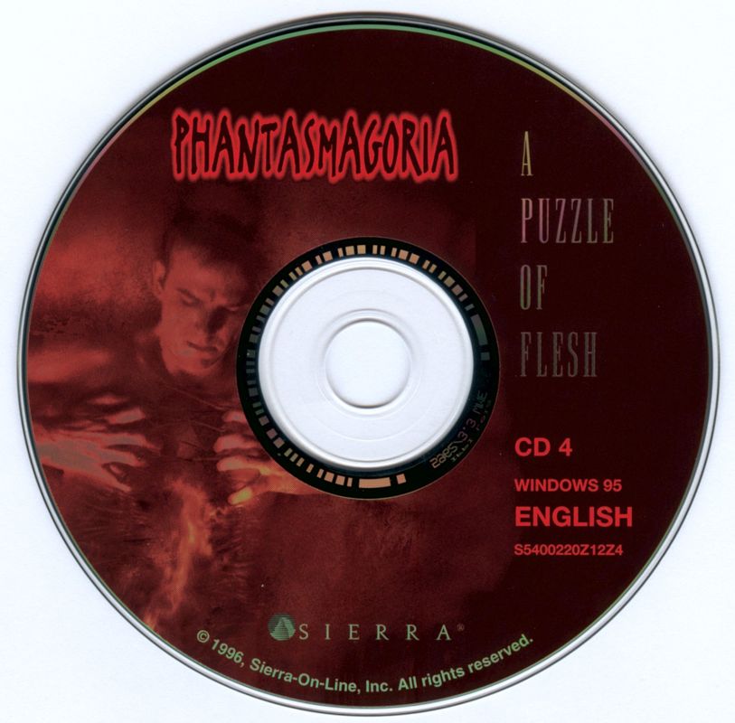 Media for Phantasmagoria: A Puzzle of Flesh (DOS and Windows) (SierraOriginals release): Disc 4