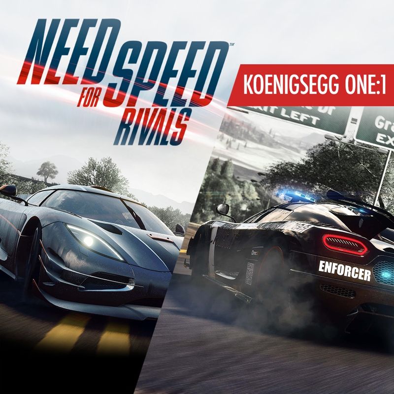 Need for Speed Rivals Koenigsegg One1 cover or packaging material