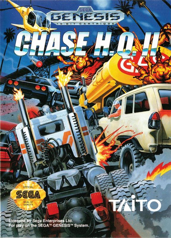 Front Cover for Chase H.Q. II (Genesis)