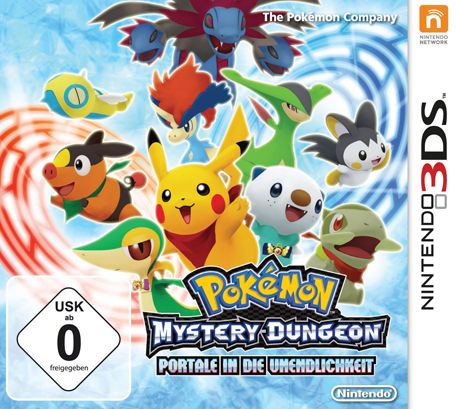 Front Cover for Pokémon Mystery Dungeon: Gates to Infinity (Nintendo 3DS) (download release)