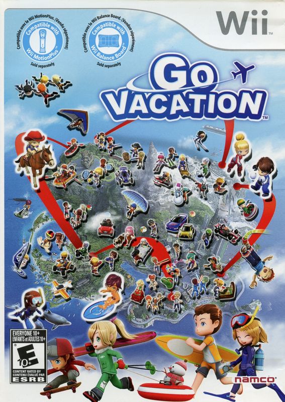 Front Cover for Go Vacation (Wii)