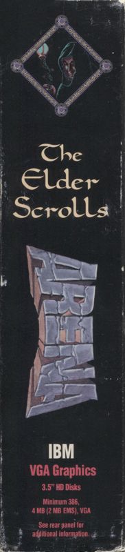 Spine/Sides for The Elder Scrolls: Arena (DOS): Left