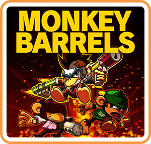 Front Cover for Monkey Barrels (Nintendo Switch) (download release): 1st version
