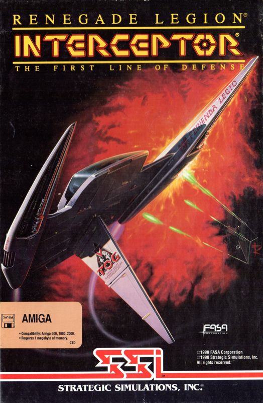 Front Cover for Renegade Legion: Interceptor (Amiga)