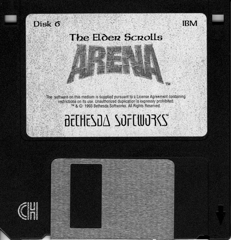 Media for The Elder Scrolls: Arena (DOS): Disk 6
