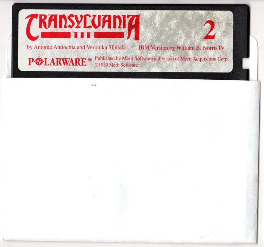 Media for Transylvania III: Vanquish the Night (DOS): Disk 2