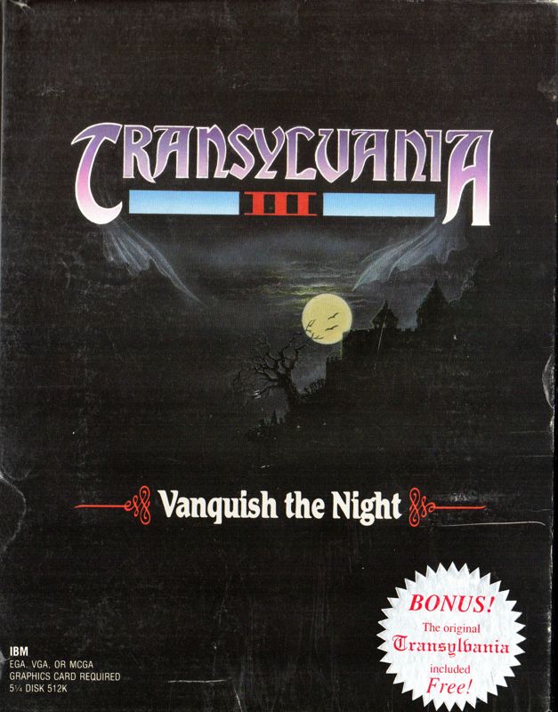 Front Cover for Transylvania III: Vanquish the Night (DOS)