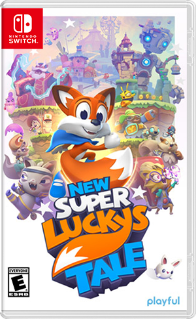 Front Cover for New Super Lucky's Tale (Nintendo Switch) (download release): 1st version