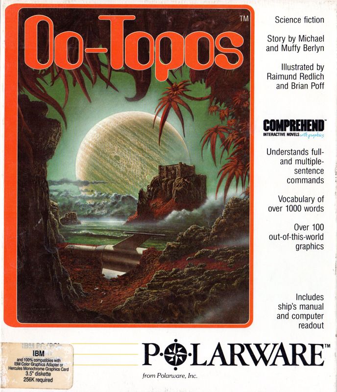 Front Cover for Oo-Topos (DOS)