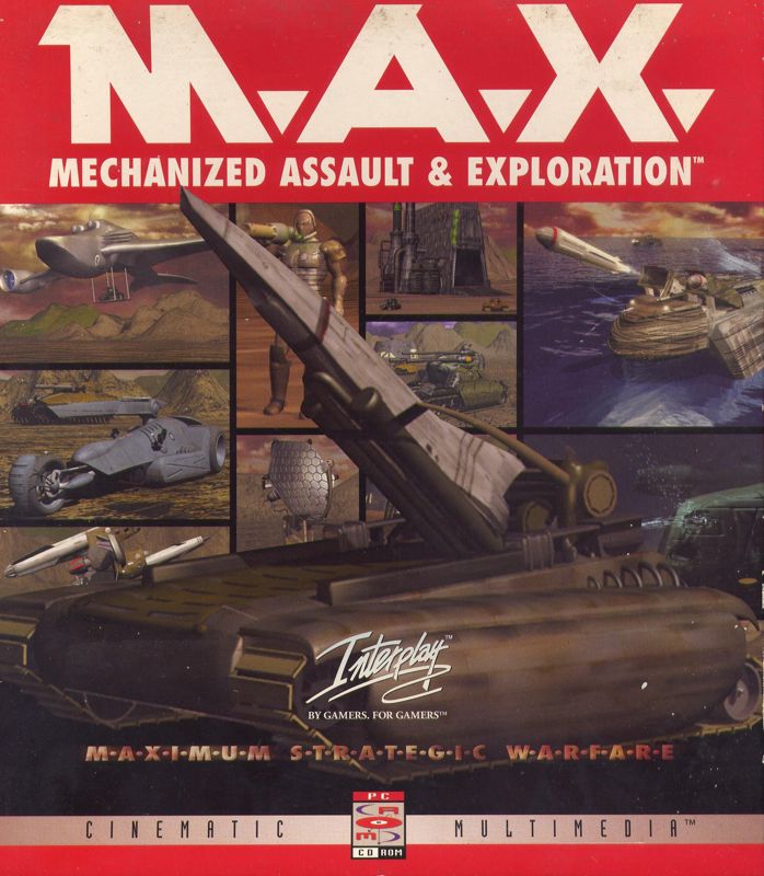 Front Cover for M.A.X.: Mechanized Assault & Exploration (DOS and Windows)
