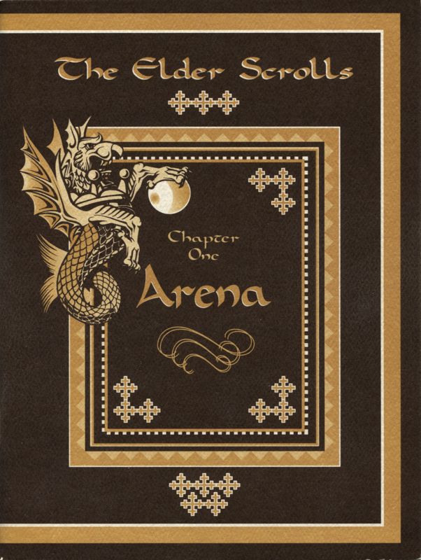 Manual for The Elder Scrolls: Arena (DOS): Front
