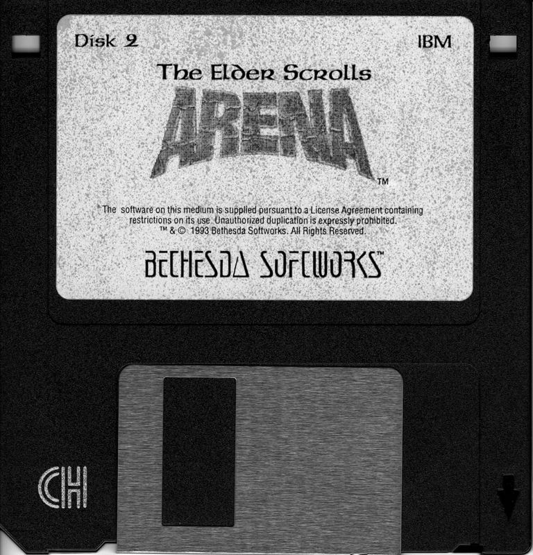 Media for The Elder Scrolls: Arena (DOS): Disk 2