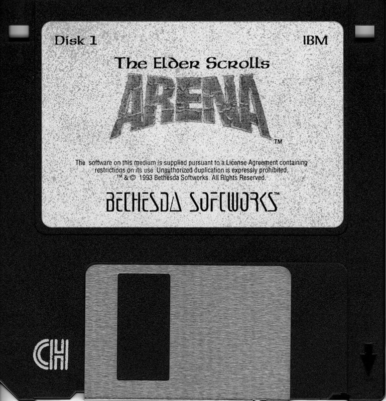 Media for The Elder Scrolls: Arena (DOS): Disk 1