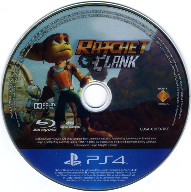 Media for Ratchet & Clank (PlayStation 4)