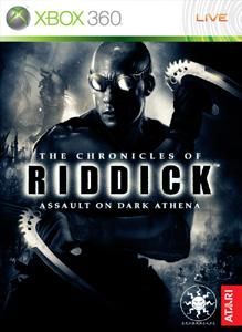 Front Cover for The Chronicles of Riddick: Assault on Dark Athena (Xbox 360) (Game on Demand release)