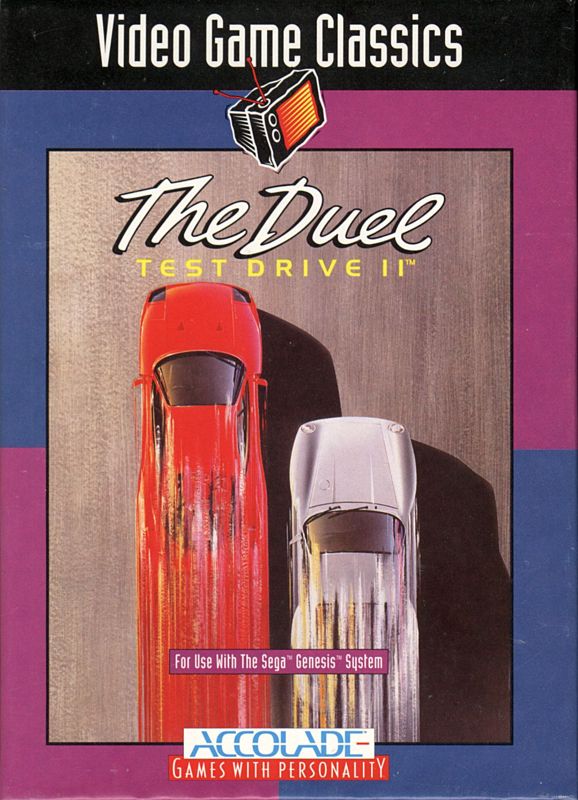 Front Cover for The Duel: Test Drive II (Genesis)