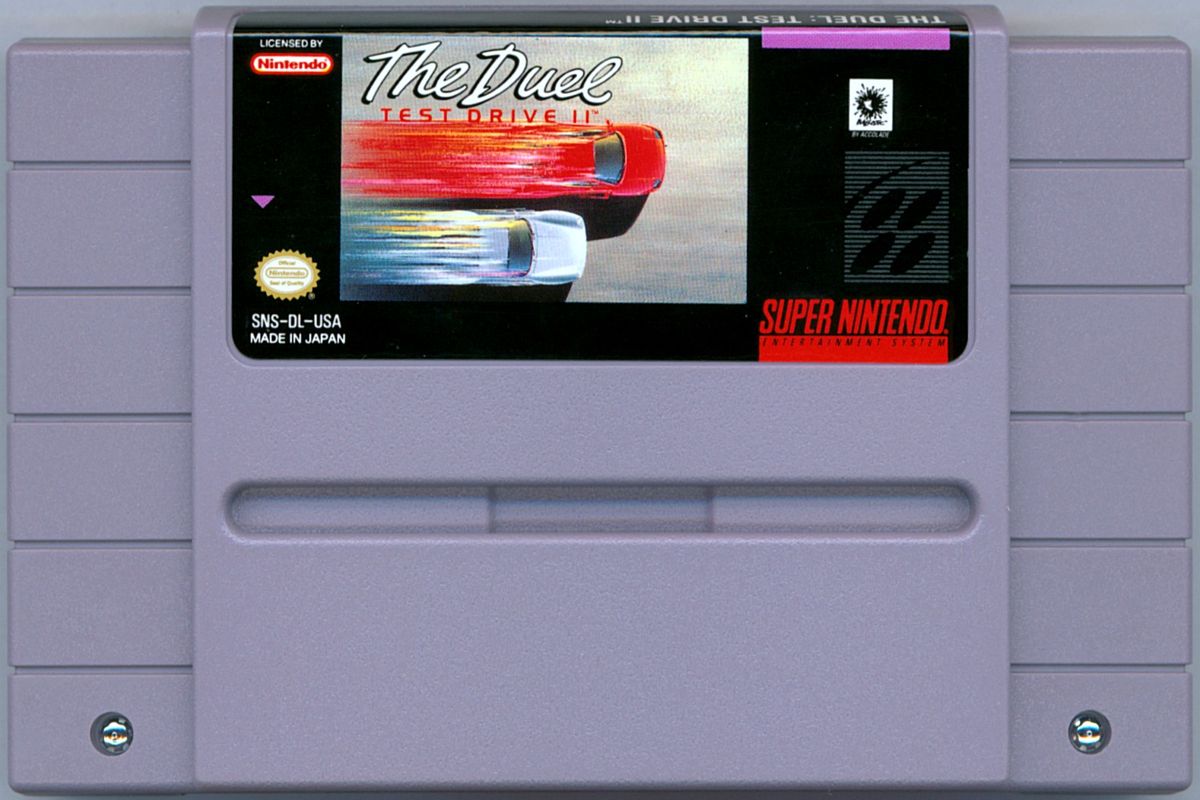 Media for The Duel: Test Drive II (SNES)