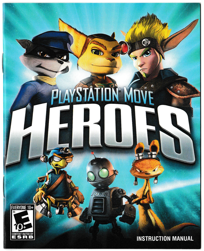 Manual for PlayStation Move Heroes (PlayStation 3): front