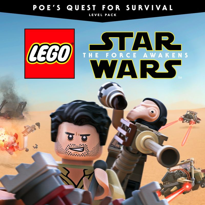 Front Cover for LEGO Star Wars: The Force Awakens - Jakku: Poe's Quest for Survival (PlayStation 3) (download release)