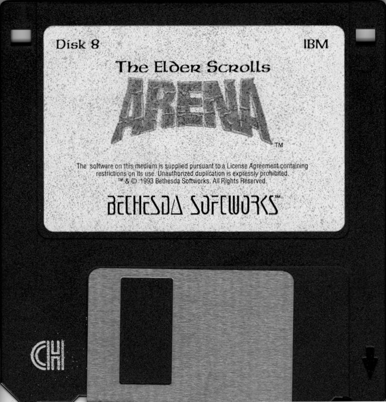 Media for The Elder Scrolls: Arena (DOS): Disk 8