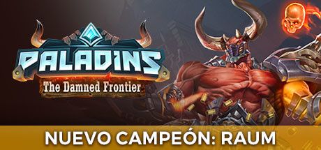 Front Cover for Paladins: Champions of the Realm (Macintosh and Windows) (Steam release): New Champion Raum Cover Art (Spanish version)