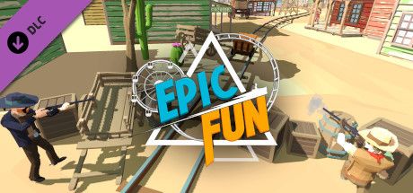 Front Cover for Epic Fun: Western Coaster (Windows) (Steam release)