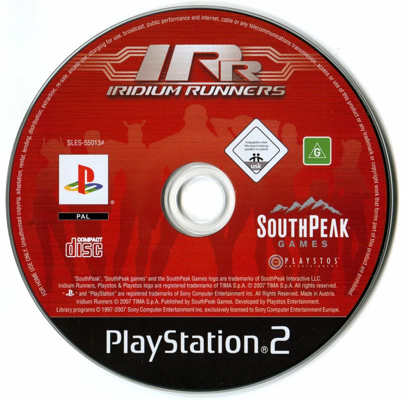 Media for Iridium Runners (PlayStation 2)