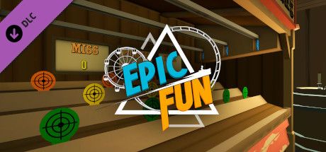 Front Cover for Epic Fun: Saloon Shooter (Windows) (Steam release)