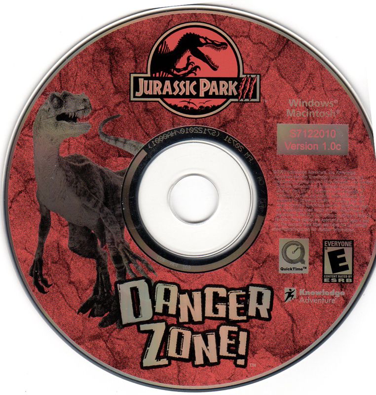 Media for Jurassic Park III: Danger Zone! (Macintosh and Windows)