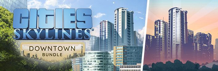 Front Cover for Cities: Skylines - Downtown Bundle (Linux and Macintosh and Windows) (Steam release)