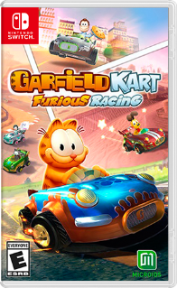 Front Cover for Garfield Kart: Furious Racing (Nintendo Switch) (download release): 1st version