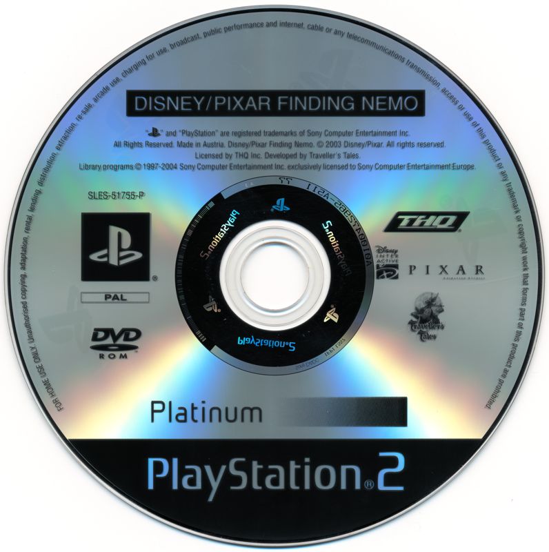 Media for Disney•Pixar Finding Nemo (PlayStation 2) (Platinum release)