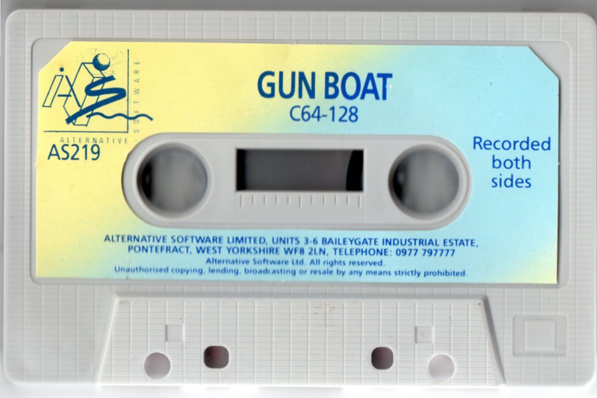 Media for Gunboat (Commodore 64) (Alternative Software budget reissue)