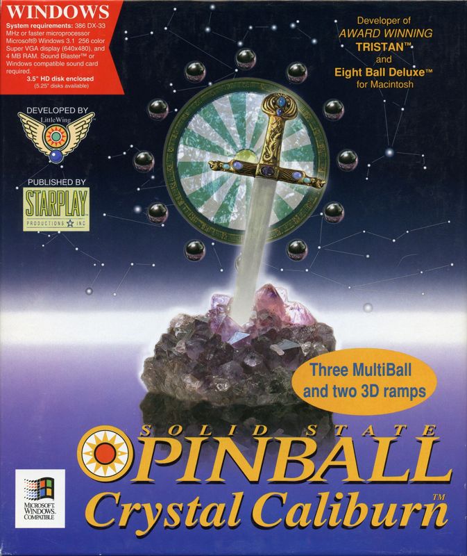 Front Cover for Crystal Caliburn (Windows 3.x)