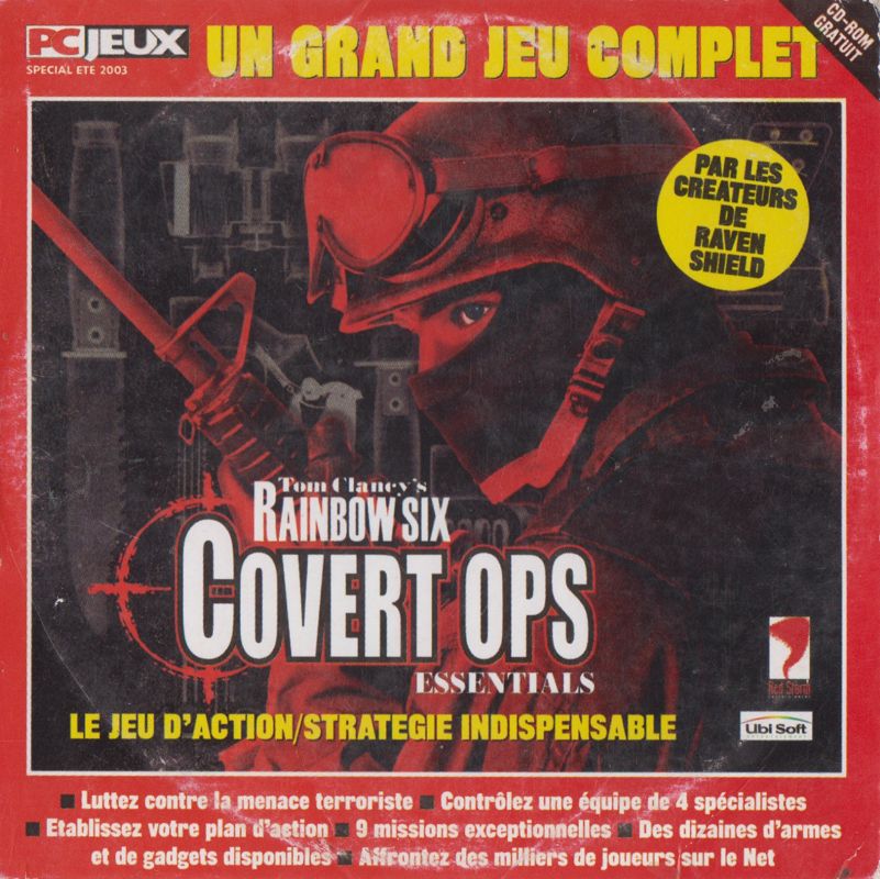 Front Cover for Tom Clancy's Rainbow Six: Covert Ops Essentials (Windows) ("PC JEUX" covermount (Summer 2003))