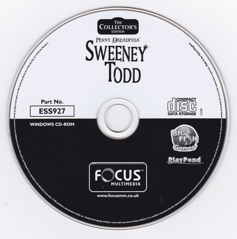 Penny Dreadfuls: Sweeney Todd (Special Edition) cover or packaging ...