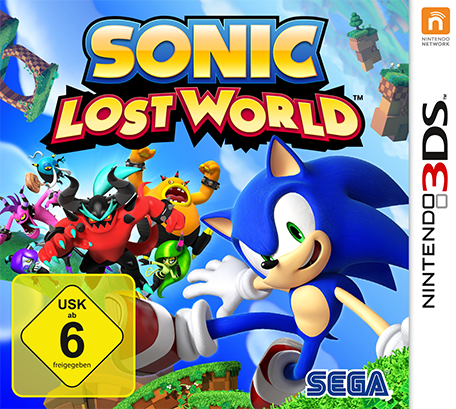 Front Cover for Sonic Lost World (Nintendo 3DS) (download release)