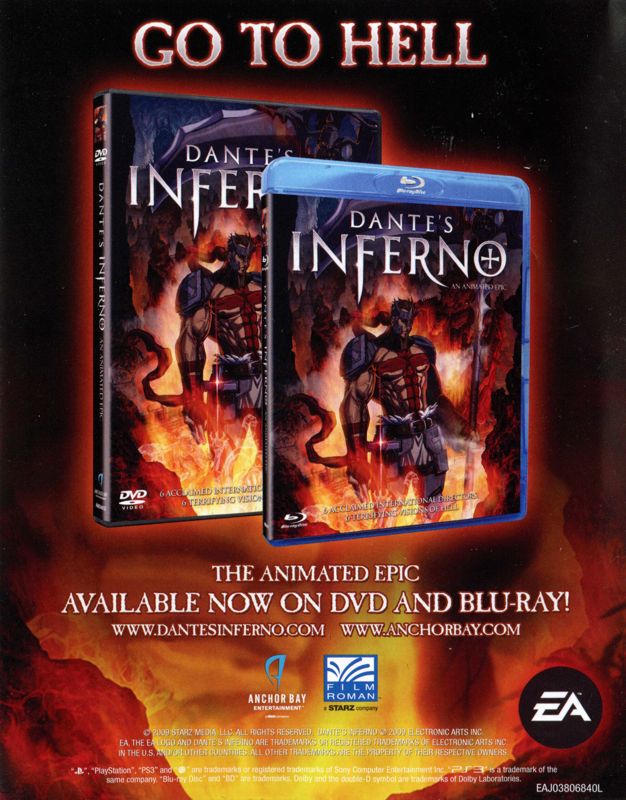 Dante's Inferno cover or packaging material - MobyGames