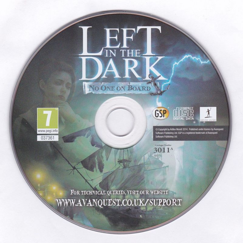 Media for Left in the Dark: No One on Board (Windows) (GSP/Avanquest release)