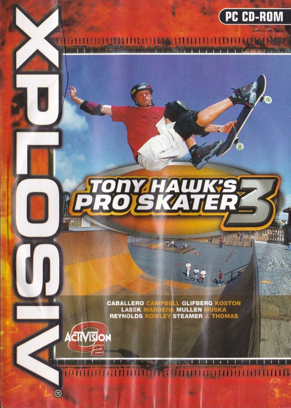 Front Cover for Tony Hawk's Pro Skater 3 (Windows) (Xplosiv release)