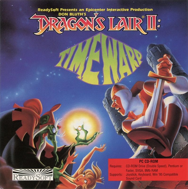 Other for Dragon's Lair II: Time Warp (Windows): Jewel Case - Front