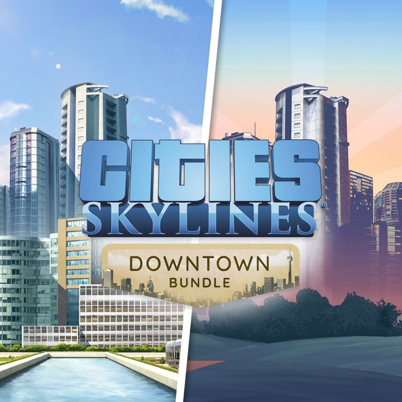 Front Cover for Cities: Skylines - Downtown Bundle (PlayStation 4) (download release)