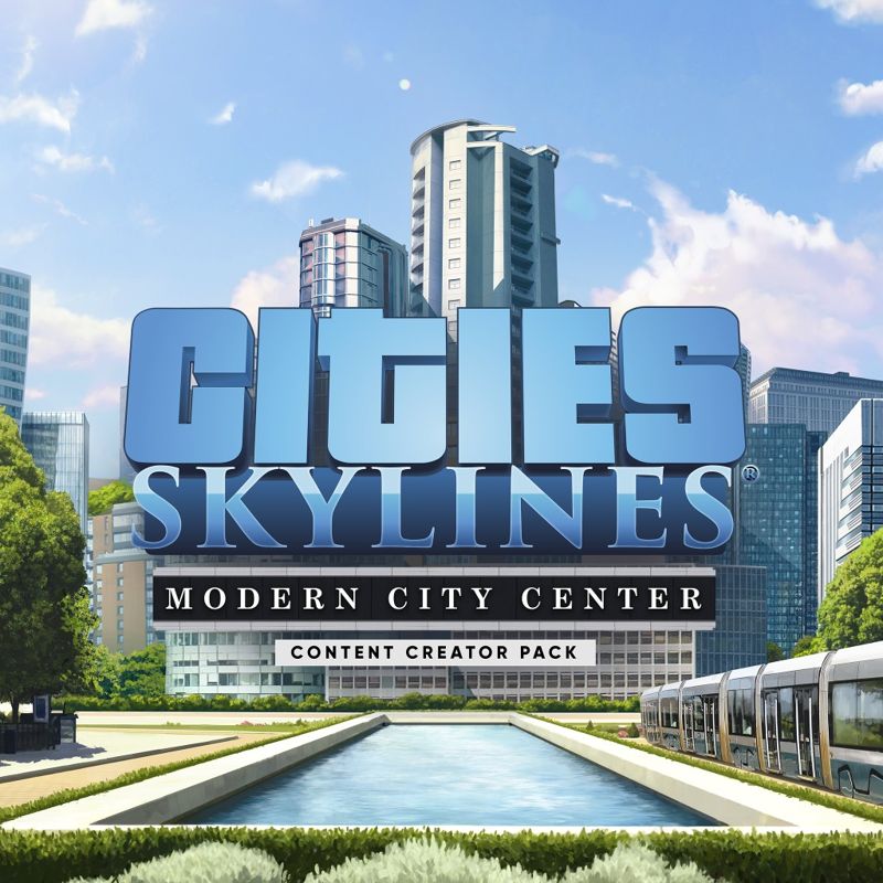 Front Cover for Cities: Skylines - Modern City Center: Content Creator Pack (PlayStation 4) (download release)