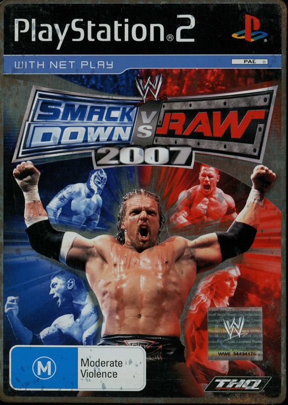 Front Cover for WWE Smackdown vs. Raw 2007 (PlayStation 2)