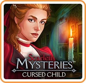 Front Cover for Scarlett Mysteries: Cursed Child (Nintendo Switch) (download release): 1st version