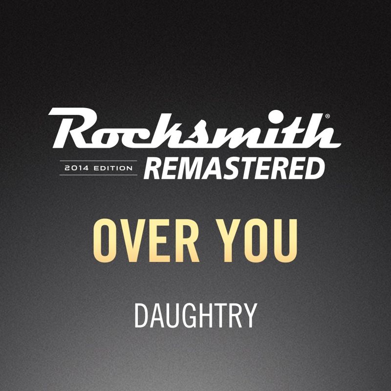 Front Cover for Rocksmith 2014 Edition: Remastered - Daughtry: Over You (PlayStation 3 and PlayStation 4) (download release)