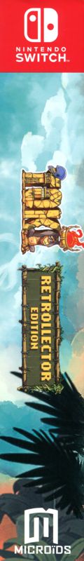 Spine/Sides for Toki (Retrollector Edition) (Nintendo Switch): Front Left